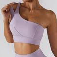 Gallery viewerに画像を読み込む, One Shoulder Bra Gym Push Up Workout Sports Bra