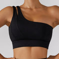 Gallery viewerに画像を読み込む, One Shoulder Bra Gym Push Up Workout Sports Bra