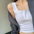 Gallery viewerに画像を読み込む, Top Button Ribbed Crop Tops