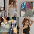 Gallery viewerに画像を読み込む, Top Button Ribbed Crop Tops