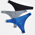 Gallery viewerに画像を読み込む, Seamless Sport Thong Panties G-Strings Satin Silk Underwear 1Pc