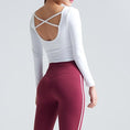 Gallery viewerに画像を読み込む, Yoga Fitness Top Cross Back Blouses
