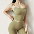 Gallery viewerに画像を読み込む, ダブルレイヤータンクトップスタイルフィットネススポーツブラ