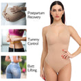 Gallery viewerに画像を読み込む, Shapewear Bodysuit Thong Shaper for Women Waist Trainer Body Shaper