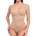Gallery viewerに画像を読み込む, Shapewear Bodysuit Thong Shaper for Women Waist Trainer Body Shaper