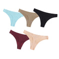 Gallery viewerに画像を読み込む, Seamless G-string Thong Women Underwear Plus Size 5pcs/set