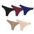 Gallery viewerに画像を読み込む, Seamless G-string Thong Women Underwear Plus Size 5pcs/set