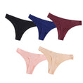 Gallery viewerに画像を読み込む, Seamless G-string Thong Women Underwear Plus Size 5pcs/set
