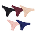 Gallery viewerに画像を読み込む, Seamless G-string Thong Women Underwear Plus Size 5pcs/set