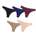 Gallery viewerに画像を読み込む, Seamless G-string Thong Women Underwear Plus Size 5pcs/set
