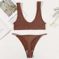 Gallery viewerに画像を読み込む, Seamless Bra Set Low Waist G-String Brazilian Thong Panties Set