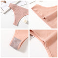 Gallery viewerに画像を読み込む, Seamless Bra Set Low Waist G-String Brazilian Thong Panties Set