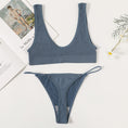 Gallery viewerに画像を読み込む, Seamless Bra Set Low Waist G-String Brazilian Thong Panties Set