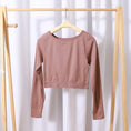 Gallery viewerに画像を読み込む, Seamless Ribbed Long Sleeve Top Low Waist Thongs Set