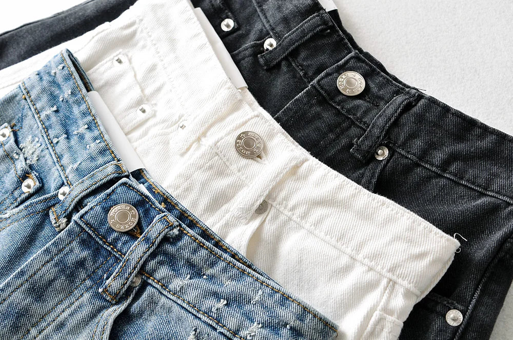 ラウンジ＆ワンマイルサマークラッシュデニムショートパンツ