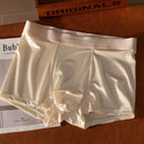 ラグジュアリーアイスシルクサテンメンズボクサーショーツ