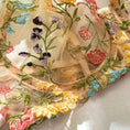 Gallery viewerに画像を読み込む, DEROSSI ボタニカル刺繍 ノンワイヤーブラ＆Tバックセット カーキ 商品写真8

