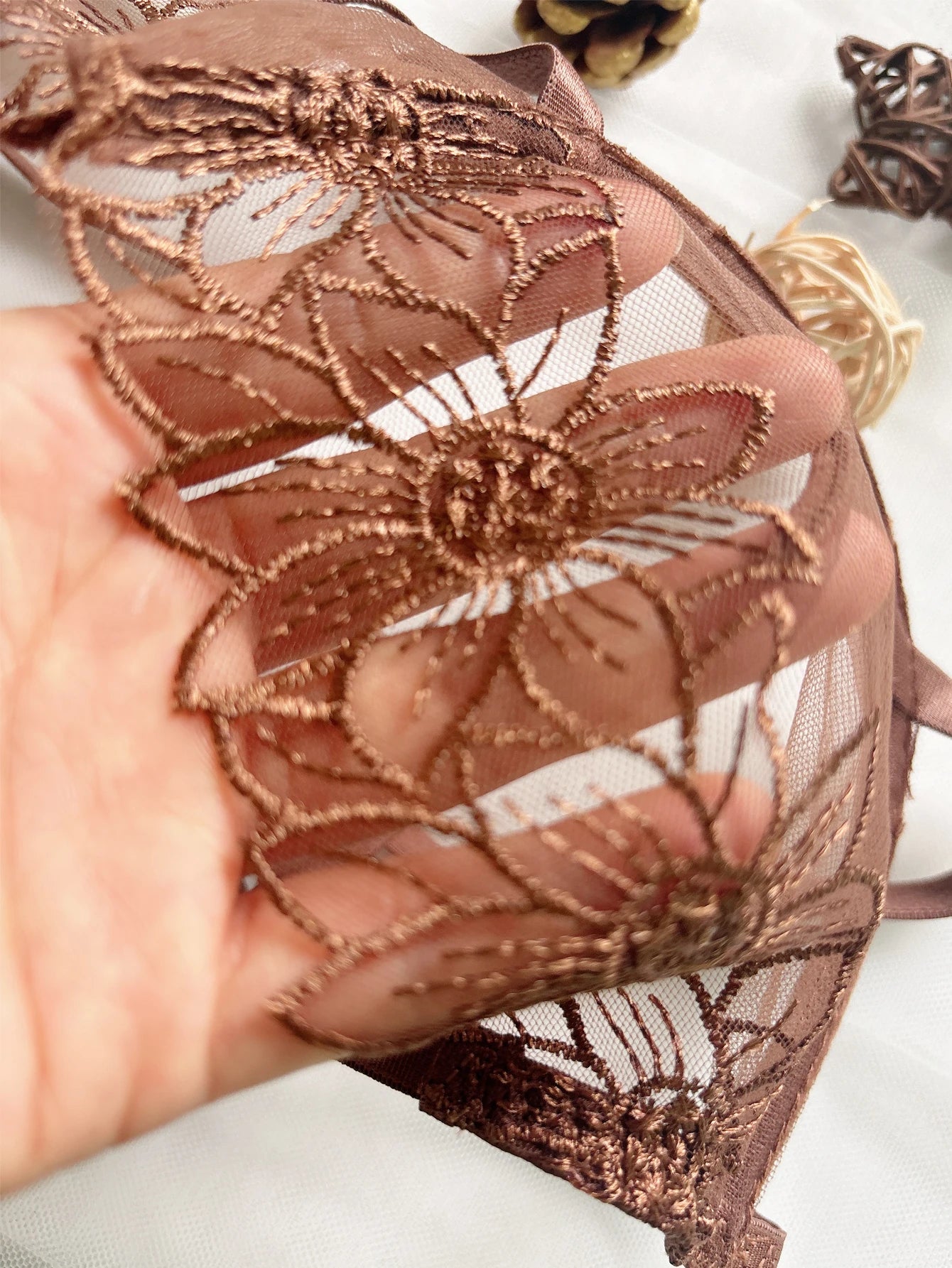 ロマンティックフローラル・コレクションレースブラショーツセット