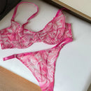 DeRossi シルキーレースセット ブラショーツ2pcs