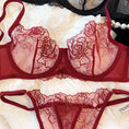 Gallery viewerに画像を読み込む, フレンチフローラルレース刺繍ブラショーツ2セット6カラーバージョン
