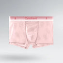 メンズレースふくろう刺繍シースルーボクサーショーツ