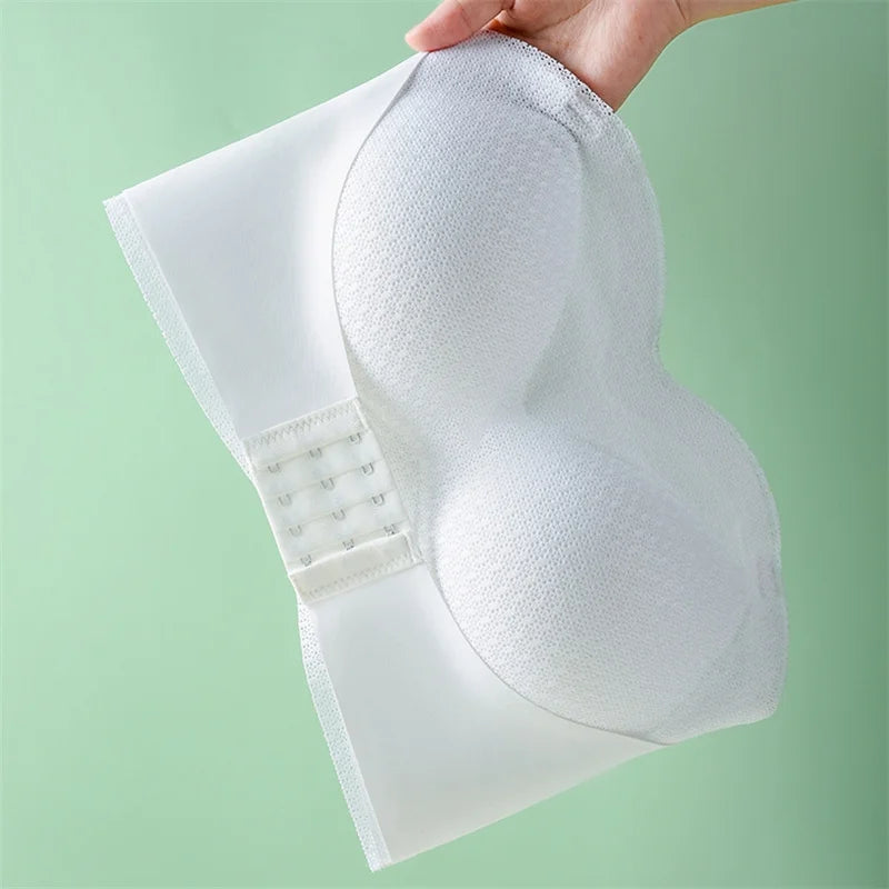 フロントホックストラップレスエアーシェイプブラ