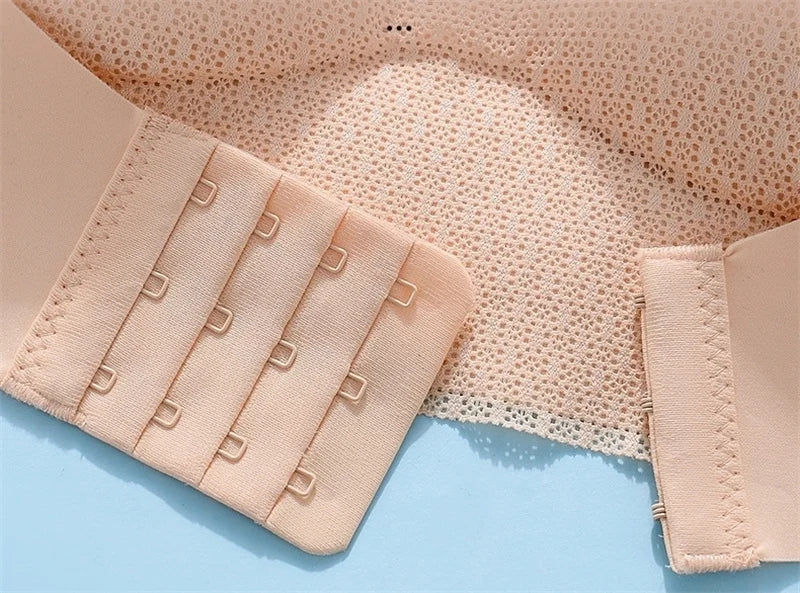 フロントホックストラップレスエアーシェイプブラ