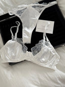 DeRossiパレスサテンレースブラショーツ2Pcs