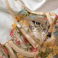 Gallery viewerに画像を読み込む, DEROSSI ボタニカル刺繍 ノンワイヤーブラ＆Tバックセット カーキ 商品写真10
