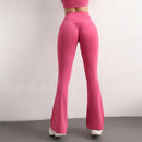 DeRossi フレアスクランチレギンス – ハイウエスト ヨガ＆フィットネスパンツ