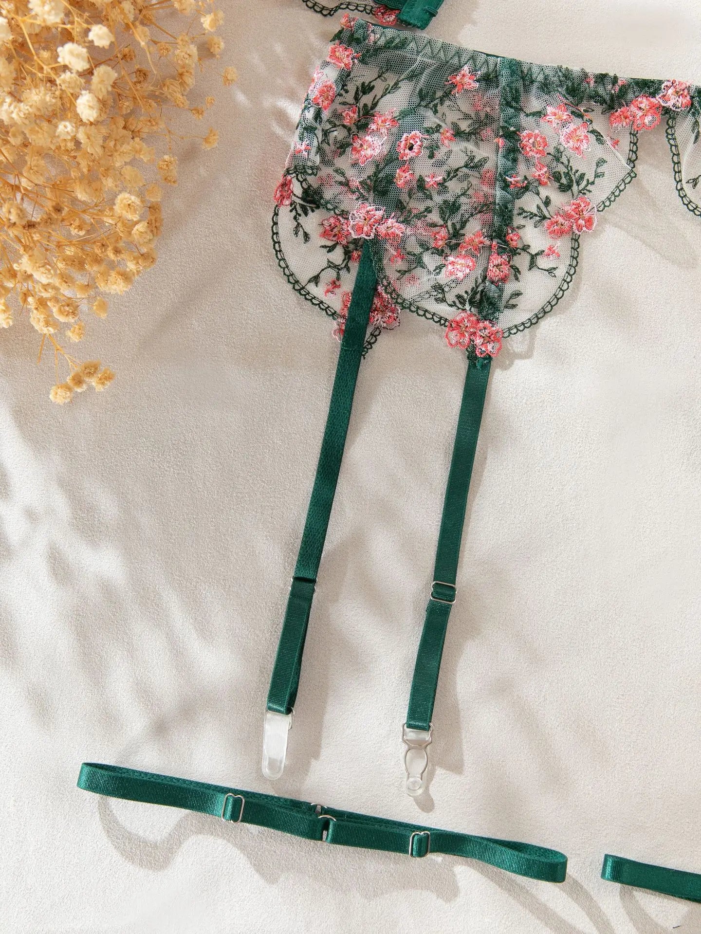 ブロッサム・グリーン ランジェリー3セット