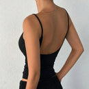 DeRossi バックレス クロップド ブラトップキャミシリーズ