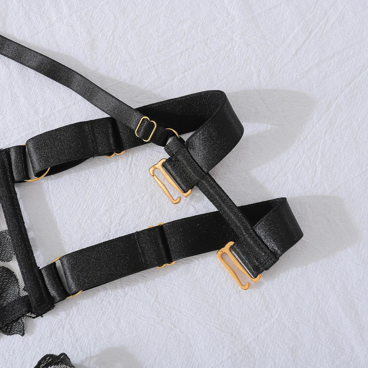 セダクティブラグジュアリー・5ピースランジェリーセット