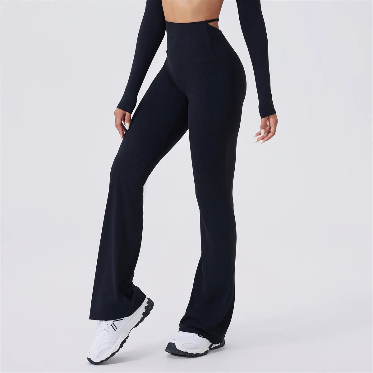 DeRossi ヨガ＆フィットネス ロングスリーブ スポーツトップ レディース アウトドア＆ジムウェア