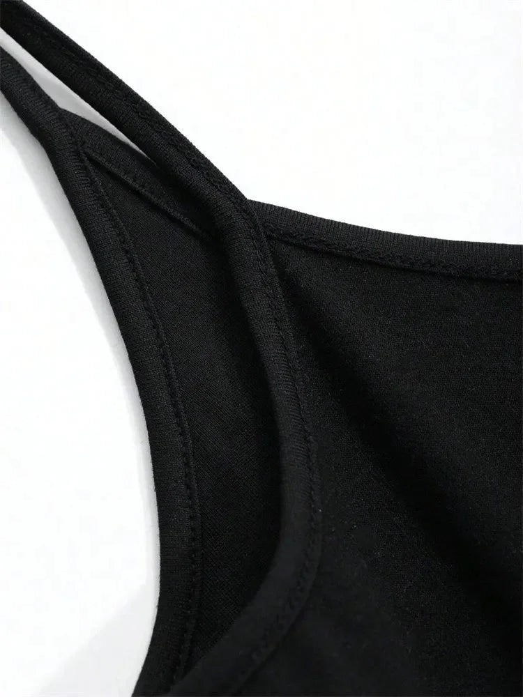 DeRossi バックレス クロップド ブラトップキャミシリーズ