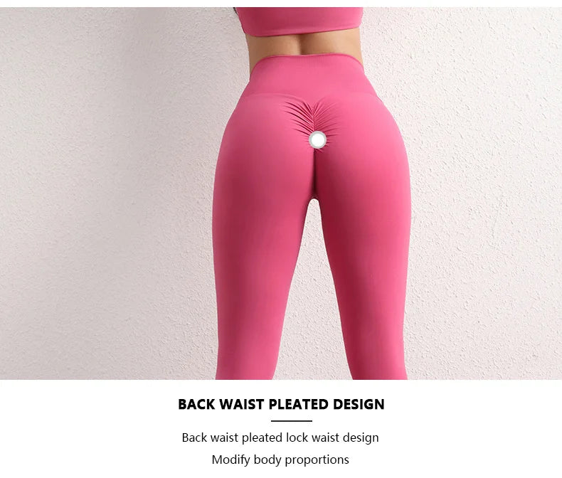 DeRossi フレアスクランチレギンス – ハイウエスト ヨガ＆フィットネスパンツ