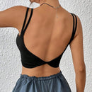 ツイストバックレスキャミサマートップス