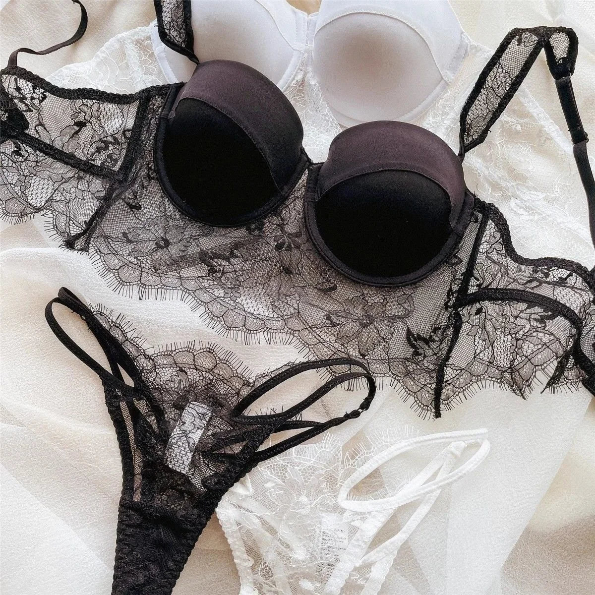 ウルトラソフトレースブラレットショーツ2セット