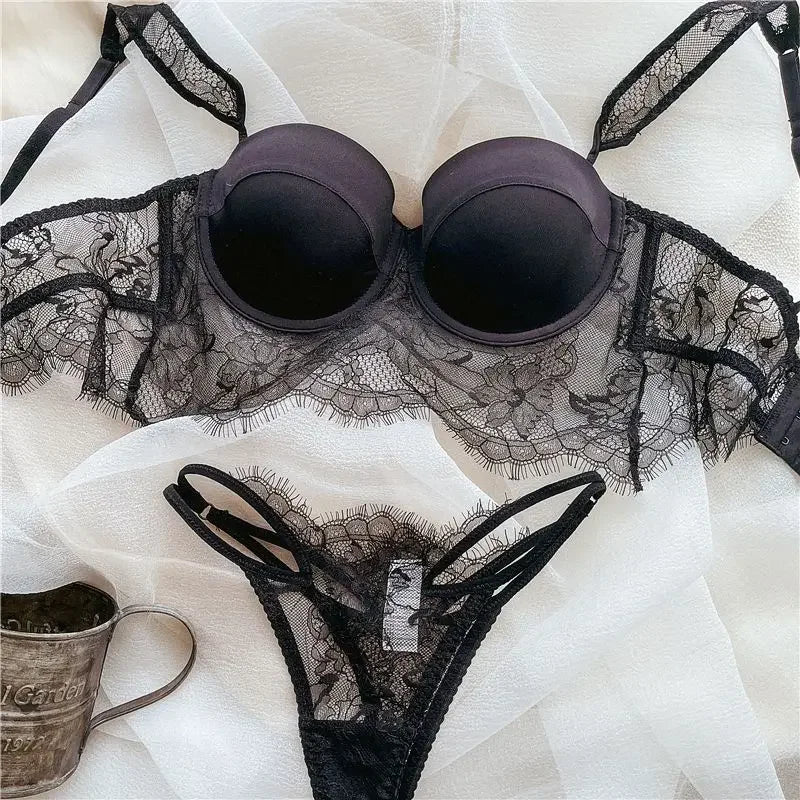 ウルトラソフトレースブラレットショーツ2セット