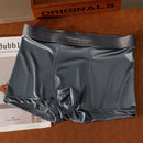 ラグジュアリーアイスシルクサテンメンズボクサーショーツ