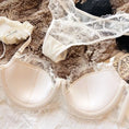 Gallery viewerに画像を読み込む, フラワーエンブロイダリー ブラ＆ガーターショーツ3pcs
