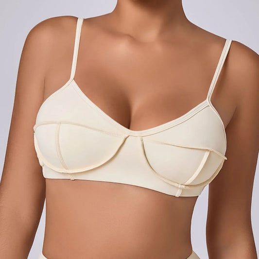 DeRossi ヌードストラップ スクワットプルーフ フィットネスシリーズ（スポーツブラ/レギンス/フレアレギンス（別売り）