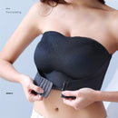 フロントホックストラップレスエアーシェイプブラ