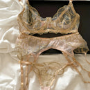 DeRossiシャンパングロウシアーレースセット3Pcsセット