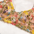 Gallery viewerに画像を読み込む, DEROSSI ボヘミアンフラワー刺繍 ブラ＆Tバックセット ピンク 商品写真9
