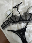 DeRossi ホルターネック レース リムーバブル シンカップ ブラショーツSET