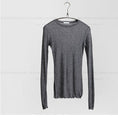 Gallery viewerに画像を読み込む, Casual Tops Long Sleeve Thin T-shirt
