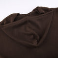 Gallery viewerに画像を読み込む, Vintage Solid Hooded  Lantern Sleeve Zip Up Jacket
