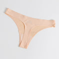 Gallery viewerに画像を読み込む, Seamless Women's Underpants Thong Solid Color 3PS
