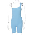 Gallery viewerに画像を読み込む, SIngle Shoulder Bodysuits Yoga Fitness Sports Romper
